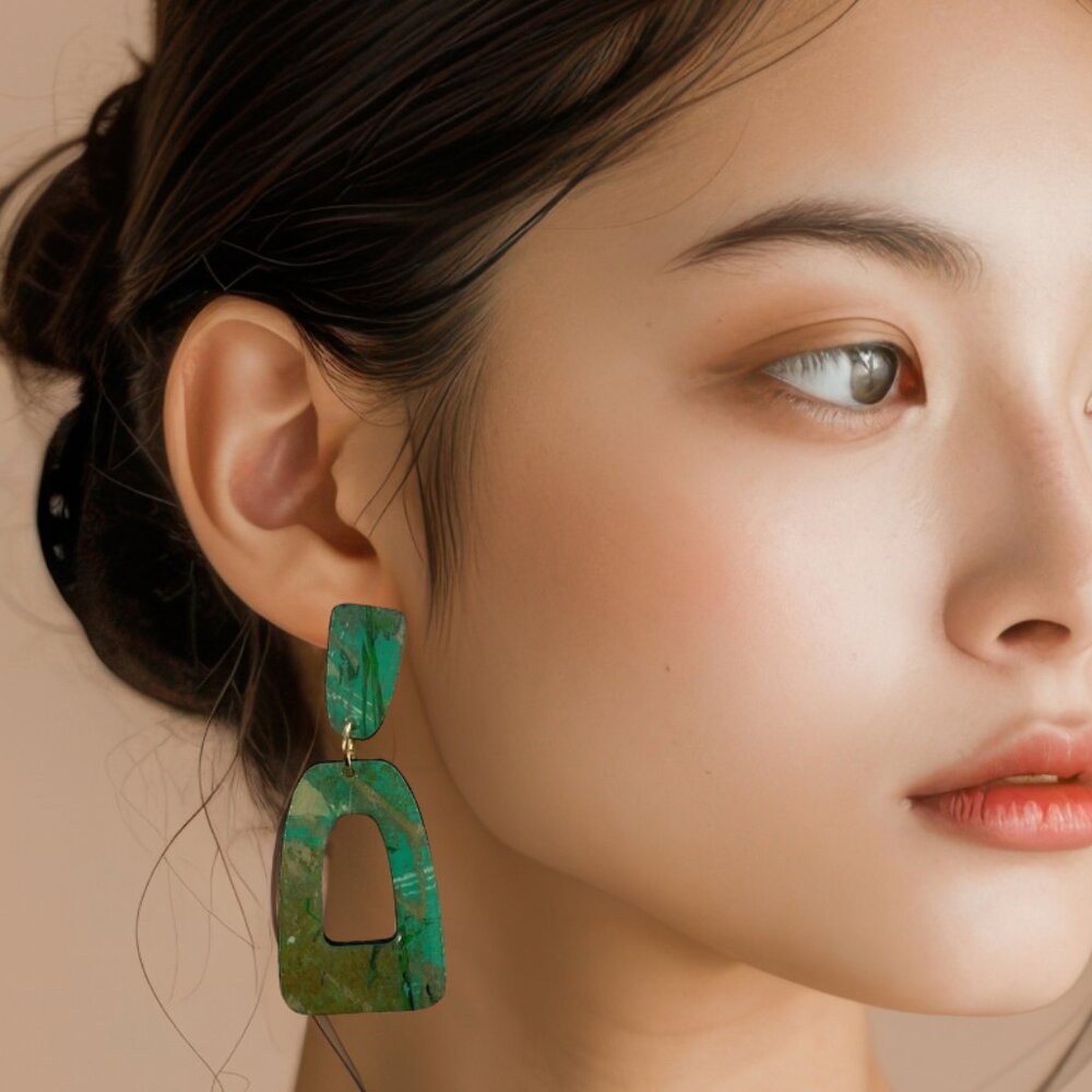 Boho Dangle Drop Earring Hand Crafted Statement Earrings